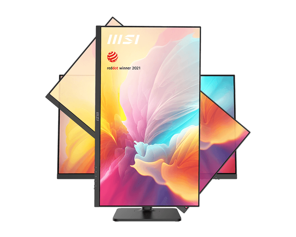 Монитор MSI 27" MD272QXP, 16:9, IPS, QHD, 4ms, 400cd, 100Hz, HDMI, DP, USB-C, USB, SPK, HAS
