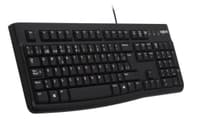 Клавиатура K120 USB 104кл. EN/RU черная/белая раскладка 920-002522 LOGITECH - фото 1