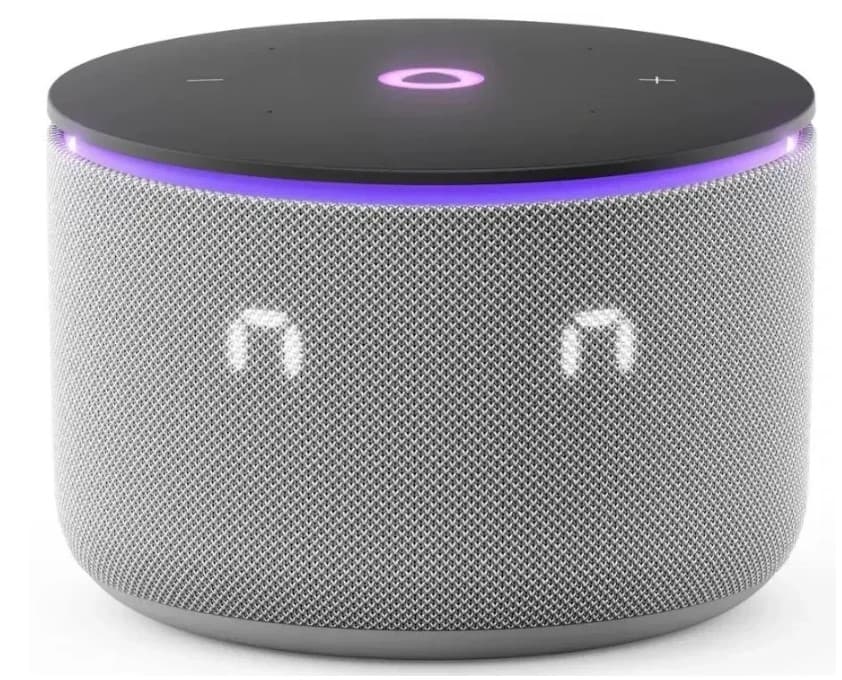 Умная колонка Яндекс Станция Мини 3 Про с Алисой, Zigbee, серый, YNDX-00059GRY