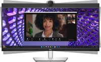 Монитор Dell 34" P3424WEB 3800R, 21:9, IPS, UHD, 5ms, 300cd, 60Hz, HDMI, DP, USB, USB-C, LAN, CAM, SPK, HAS - фото 8