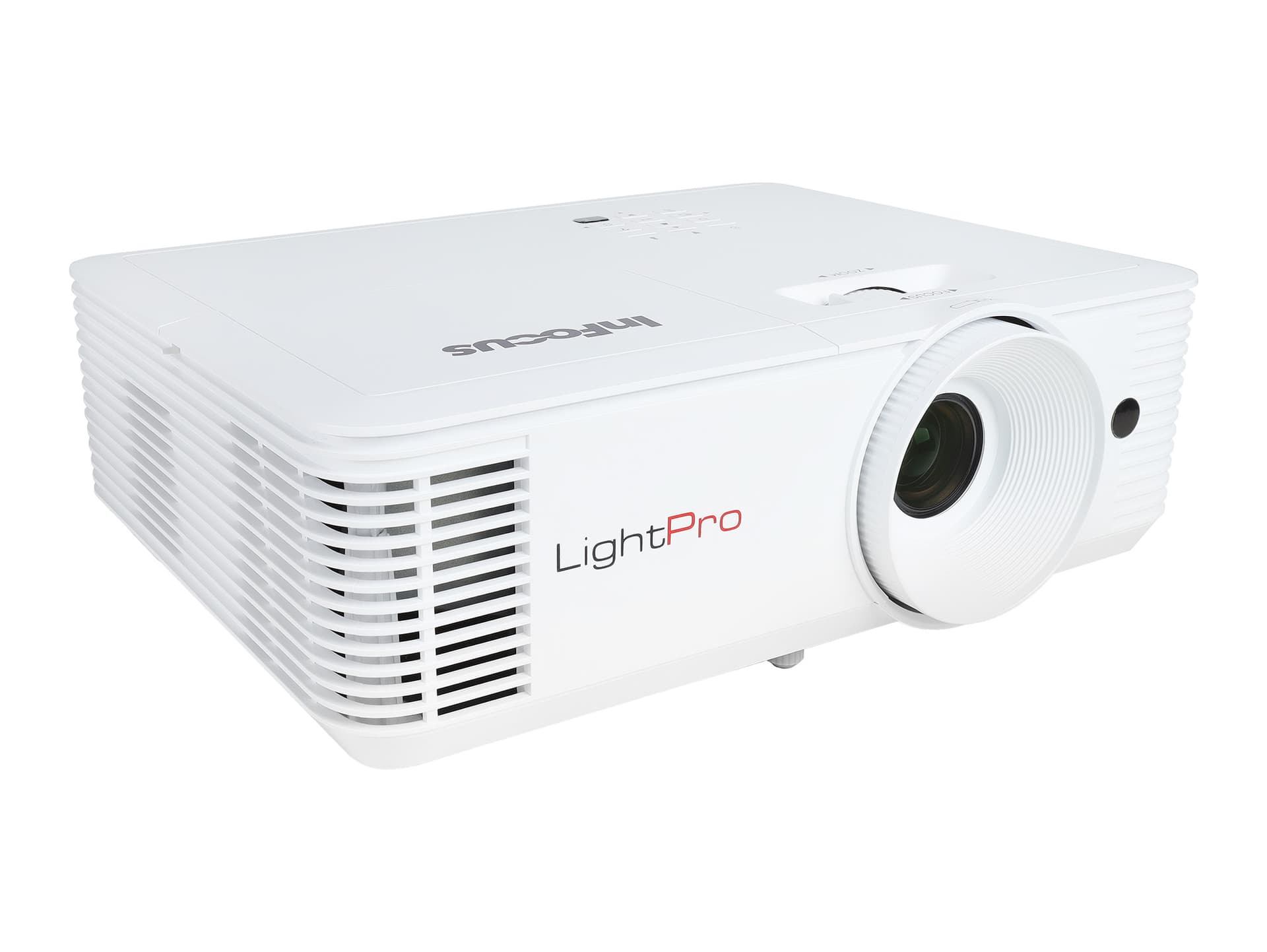 Проектор InFocus [IN0028SL] DLP, 4000 lm, FullHD, 30 000:1, 1.471.62:1, 2xHDMI 1.4, VGA in/out, S-Video, 3.5mm in/out, USB-A, RS-232, лампа 15 000ч.(ECO mode), 10W, 27дБ, 2,9 кг, БЕЛЫЙ