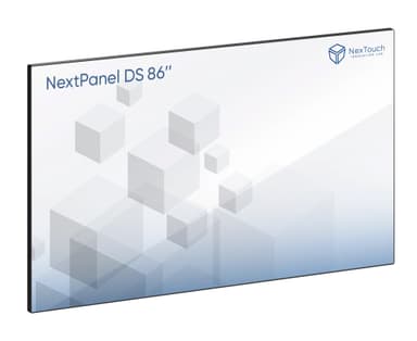 Профессиональный дисплей NextPanel DS 86 Профессиональный дисплей NextPanel DS 86", 4К (3840x2160), 16:9, 60 Гц, 700 кд/м2, 4000:1, 1,07 млрд цветов, защитное стекло (закаленное, антибликовое), рамка 10мм, акустика 2х15 Вт. Режим работы 24x7