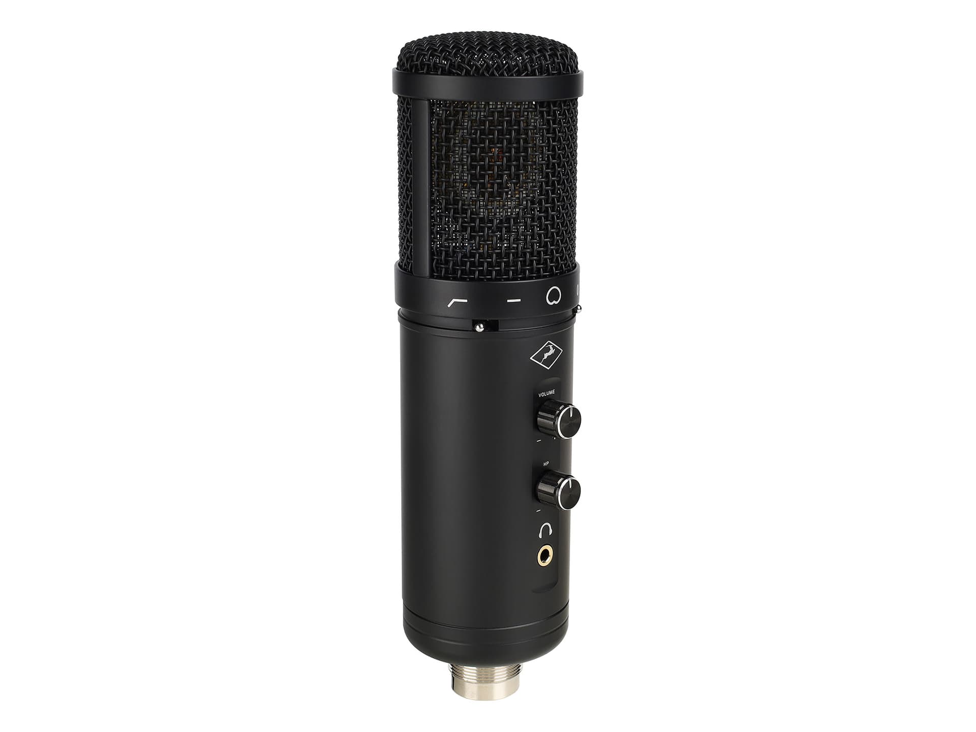 Микрофон Antelope Audio [Axino Synergy Core] конденсаторный, USB, 24 бит/192 кГц, диафрагма: 34 мм, кардиоида, 20 Гц - 20 кГц, уровень звукового давления: 140 дБ (<1% THD при 1 кГц), USB тип B (совместим с USB 2.0)