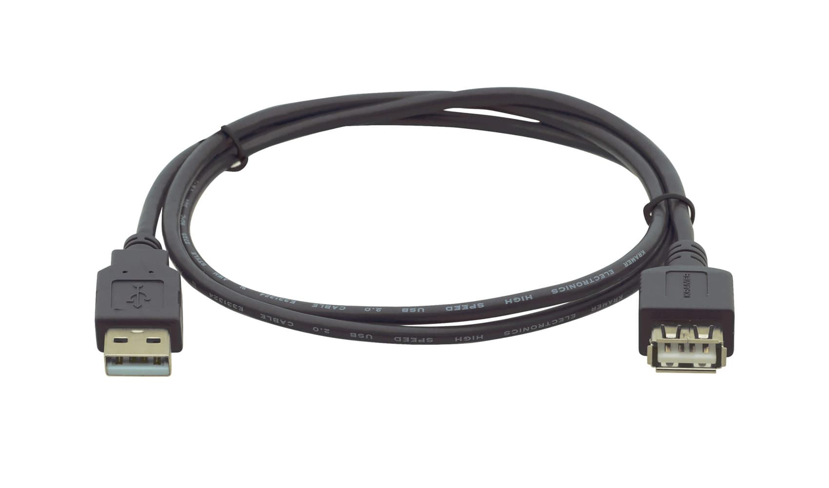 Кабель [96-02121001] Kramer Electronics [C-USB/AAE-1] USB-A 2.0 вилка-розетка, 0,3 м