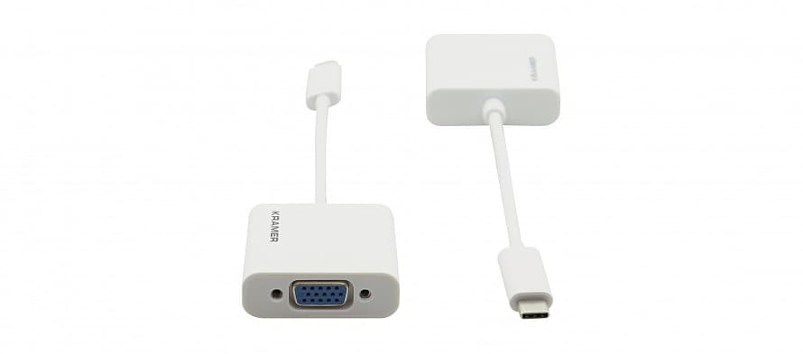 Переходник [99-97210000] Kramer Electronics [ADC-U31C/GF] USB 3.1 тип C вилка на VGA розетку