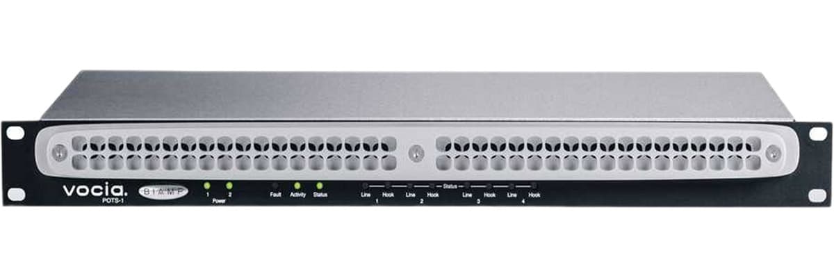 Аудиопроцессор BIAMP [VOCIAPOTS-1-2] Vocia POTS interface; allows real-time live direct paging from a POTS system into the Vocia platform; 2-lines