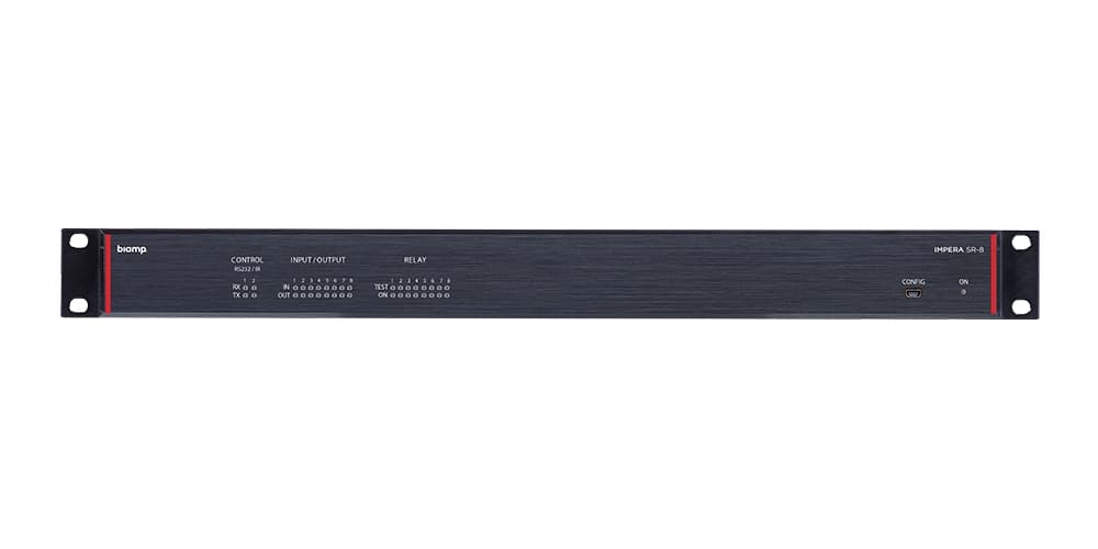 Управление питанием BIAMP [SR-8] Rack-mounted power control with eight switching relays