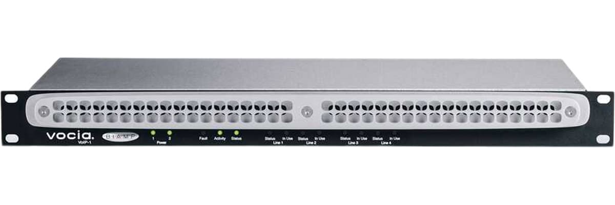 Аудиопроцессор BIAMP [VOCIAVOIP-1-2] Vocia VoIP interface; allows real-time live direct paging from a VoIP system into the Vocia platform; 2-lines