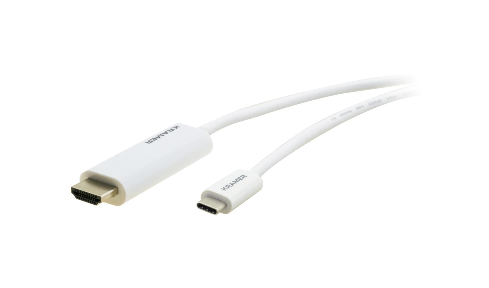 Переходной кабель [99-97211215] Kramer Electronics [C-USBC/HM-15] USB 3.1 тип C вилка на HDMI вилку, 4,6 м