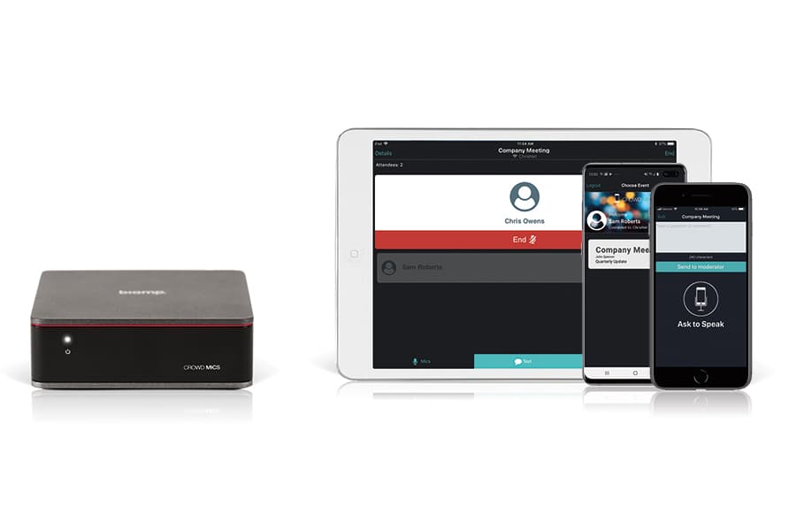 Интерфейс AV Biamp [Crowd Mics ATOM] AV interface and host device for Crowd Mics (App for IOS and Android is FREE!)