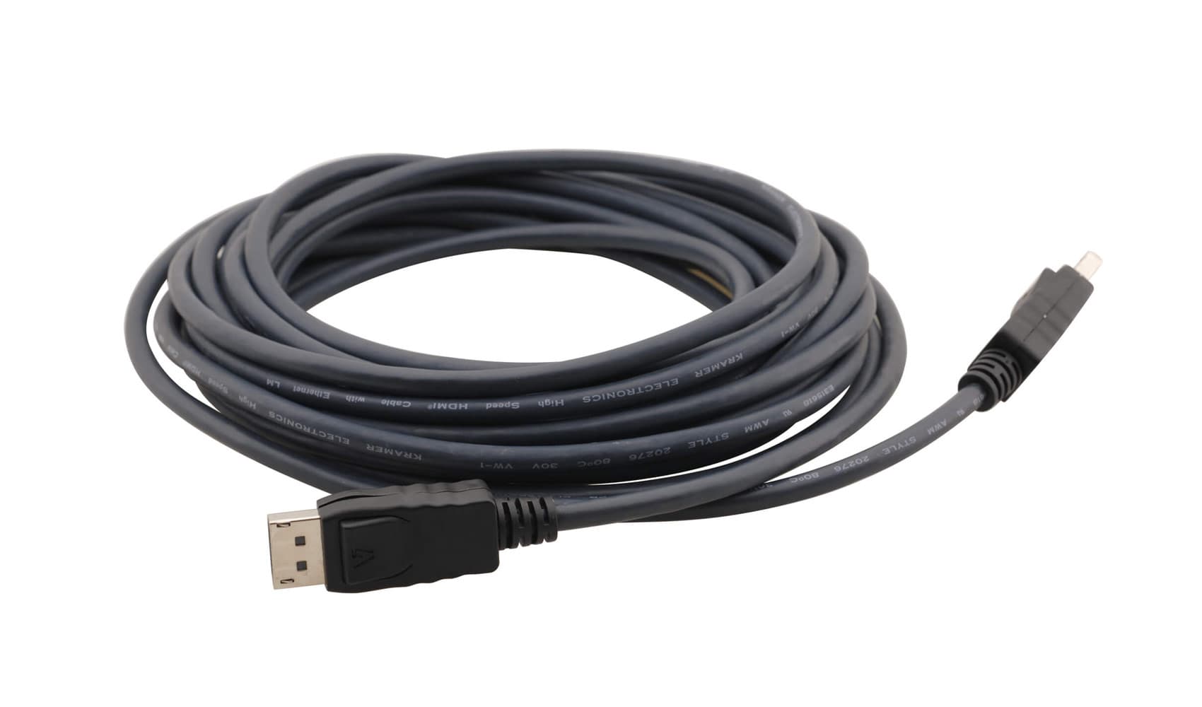 Кабель [97-1717015] Kramer Electronics [C-MDPM/MDPM-15] Display Port гибкий (Вилка - Вилка), 4,6 м