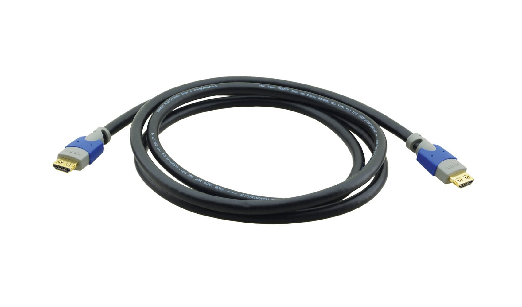 Кабель HDMI [97-01114006] Kramer Electronics [C-HM/HM/PRO-6] HDMI-HDMI (Вилка - Вилка) c Ethernet (v 1.4), 1.8 м