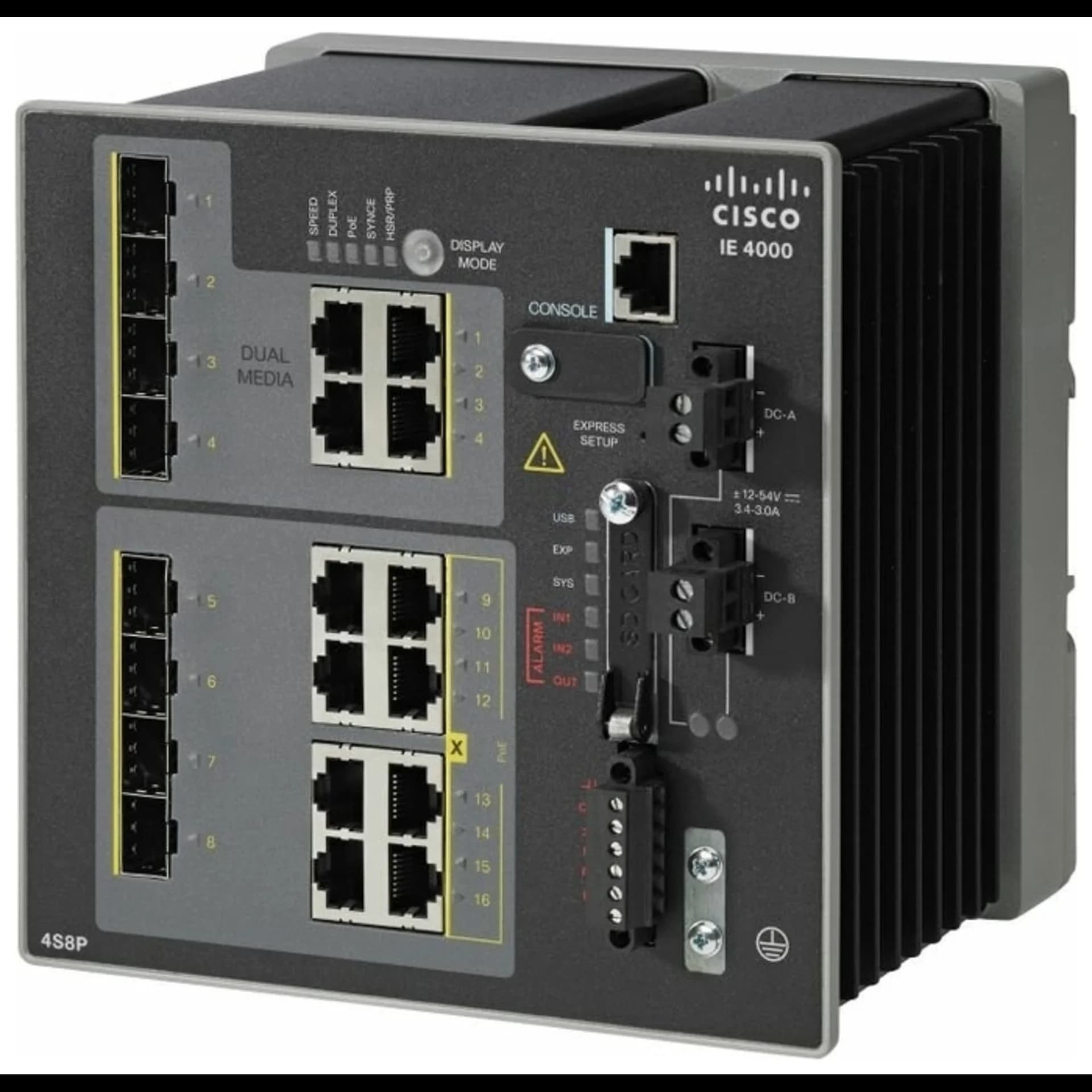 Промышленный коммутатор Cisco IE-4000-4GS8GP4G-E