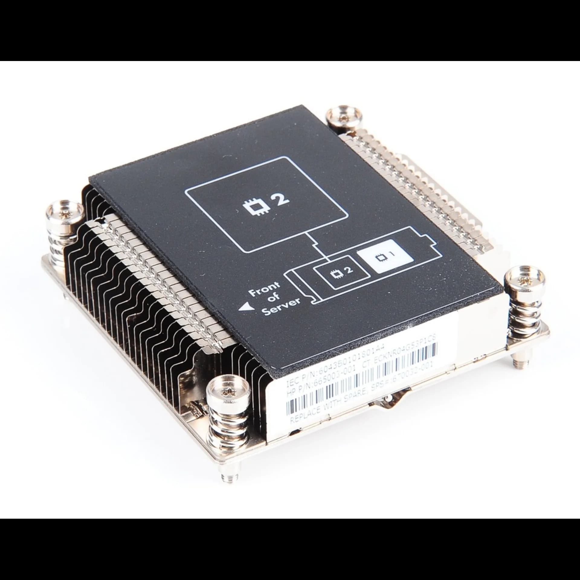 Радиатор для первого процессора для сервера HP BL460c Gen9