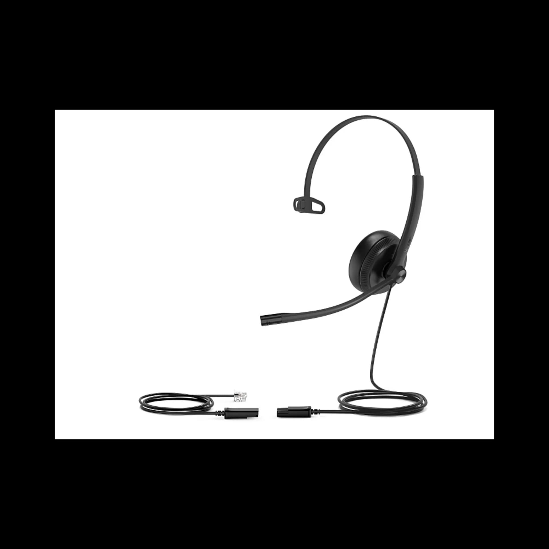 YHS34 Lite Mono Моно, Проводная, HD звук, QD, RJ9