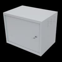 Антивандальный шкаф серии Great, 9U, 455х577х400, IP20, RAL7035 - фото 1