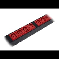 Блок электрических розеток на 18хIEC320 C13 и 6хIEC320 C19, шнур питания 3 м 5x6мм2 с вилкой IEC 60309 32A 3P+N+E (IP44) 1682.5х50.0х44.4мм - фото 5