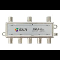 Ответвитель абонентский SNR-T-624, на 6 отводов, вносимое затухание IN-TAP 24dB. - фото 1