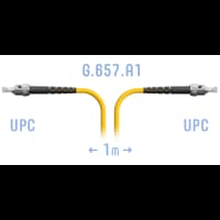 Патчкорд оптический ST/UPC SM G.657.A1 1 метр - фото 2