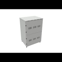 Аккумуляторный шкаф 2 полки, с отсеком для ИБП, 1132х786х597мм (SNR-UPS-BCT-127906-2) - фото 6