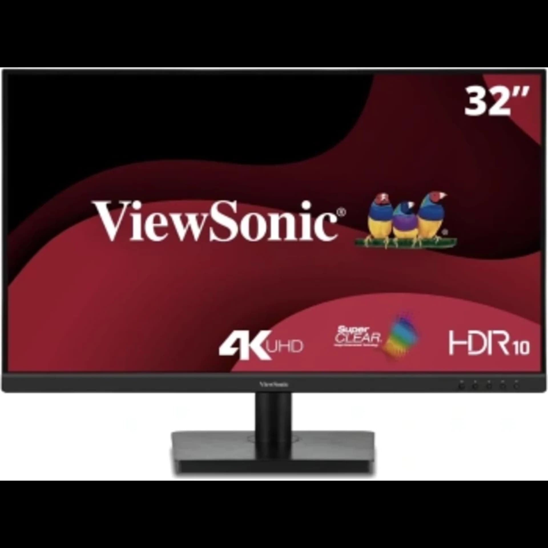 Монитор ViewSonic 32" VA3208-4K-HD черный VA LED 4ms 16:9 HDMI M/M матовая 3000:1 300cd 178гр/178гр