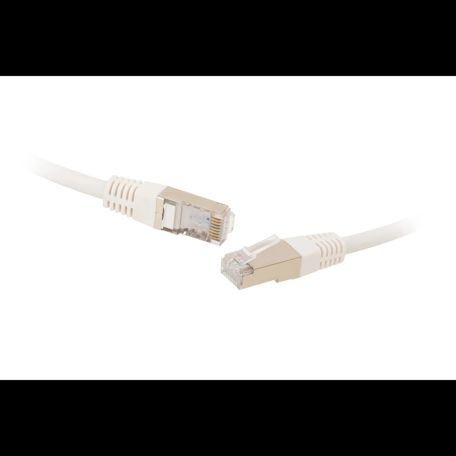 Коммутационный шнур S/FTP 4-х парный cat.6A 1м,slim, LSZH, белый
