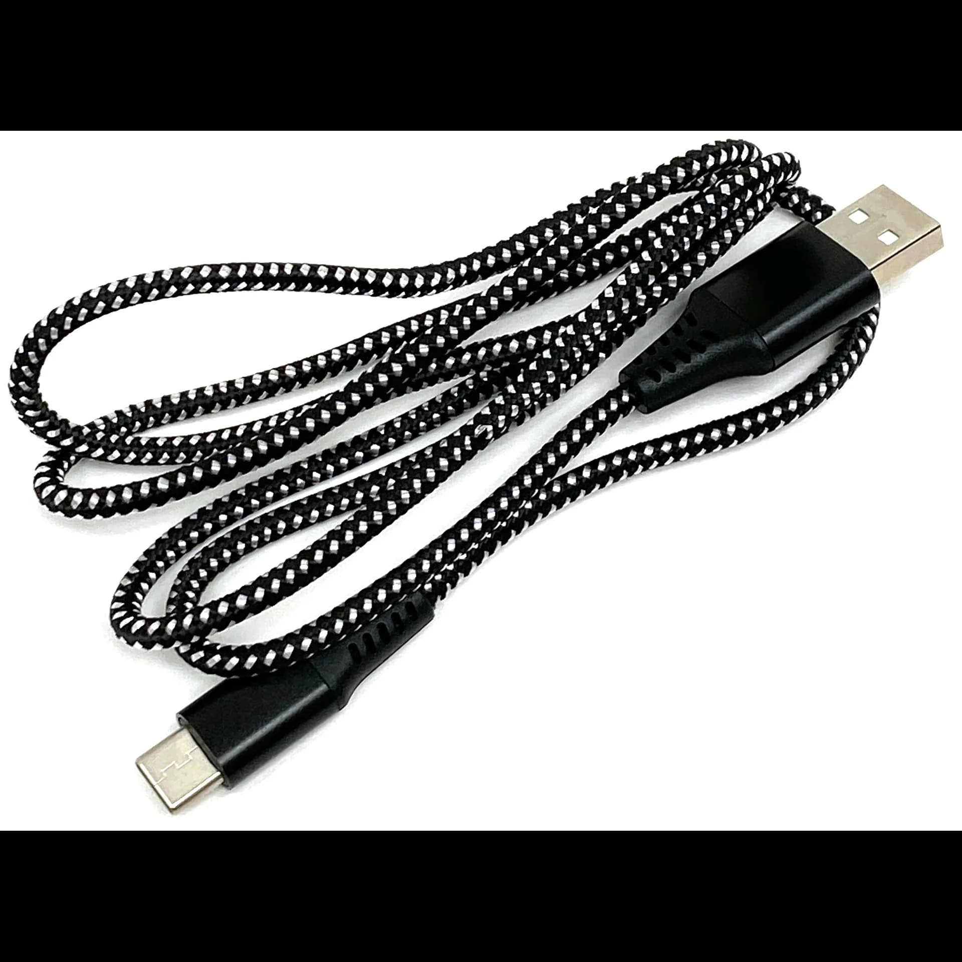 Кабель универсальный (USB - USB Type C) (черный, 1м)
