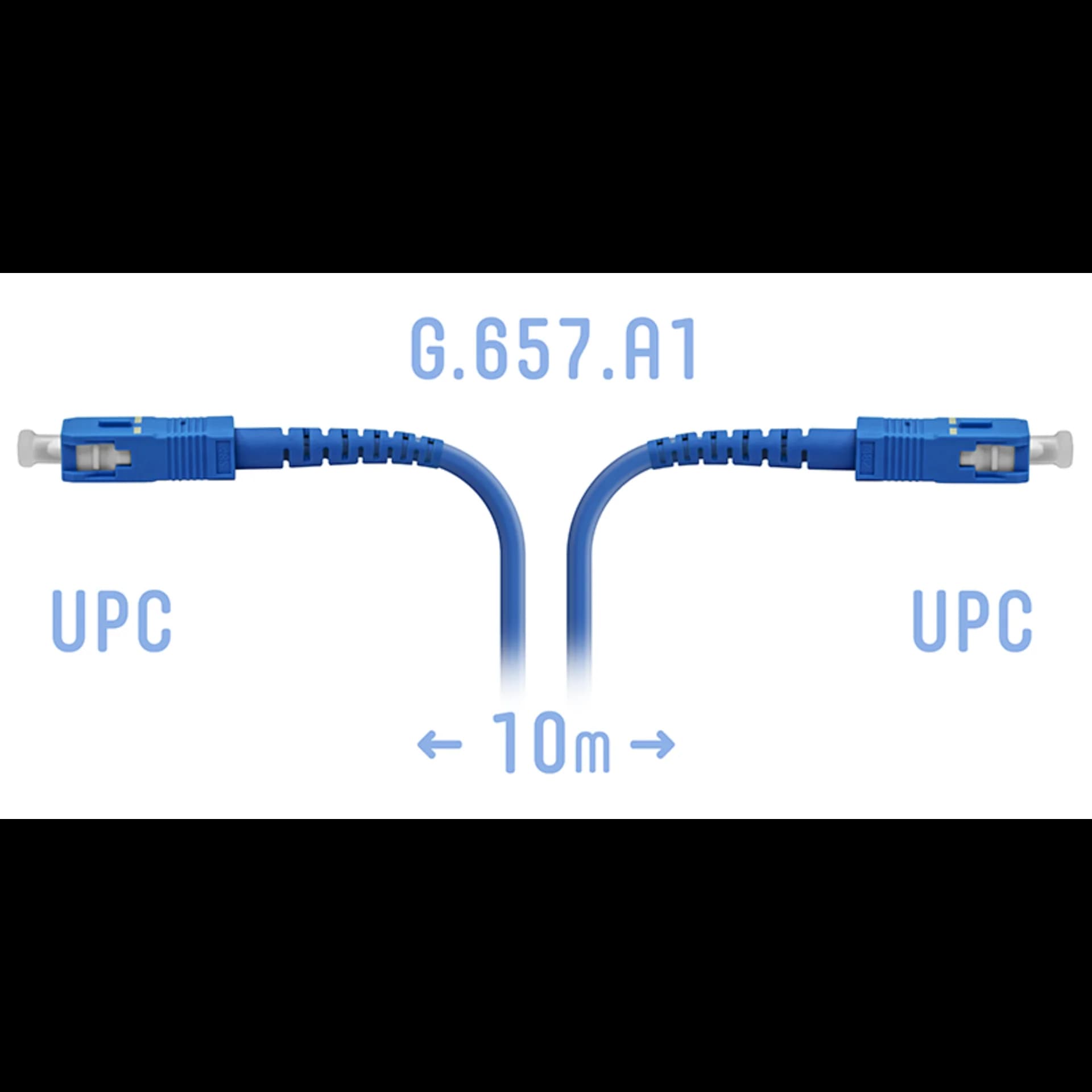 Патчкорд оптический армированный SC/UPC 10метров