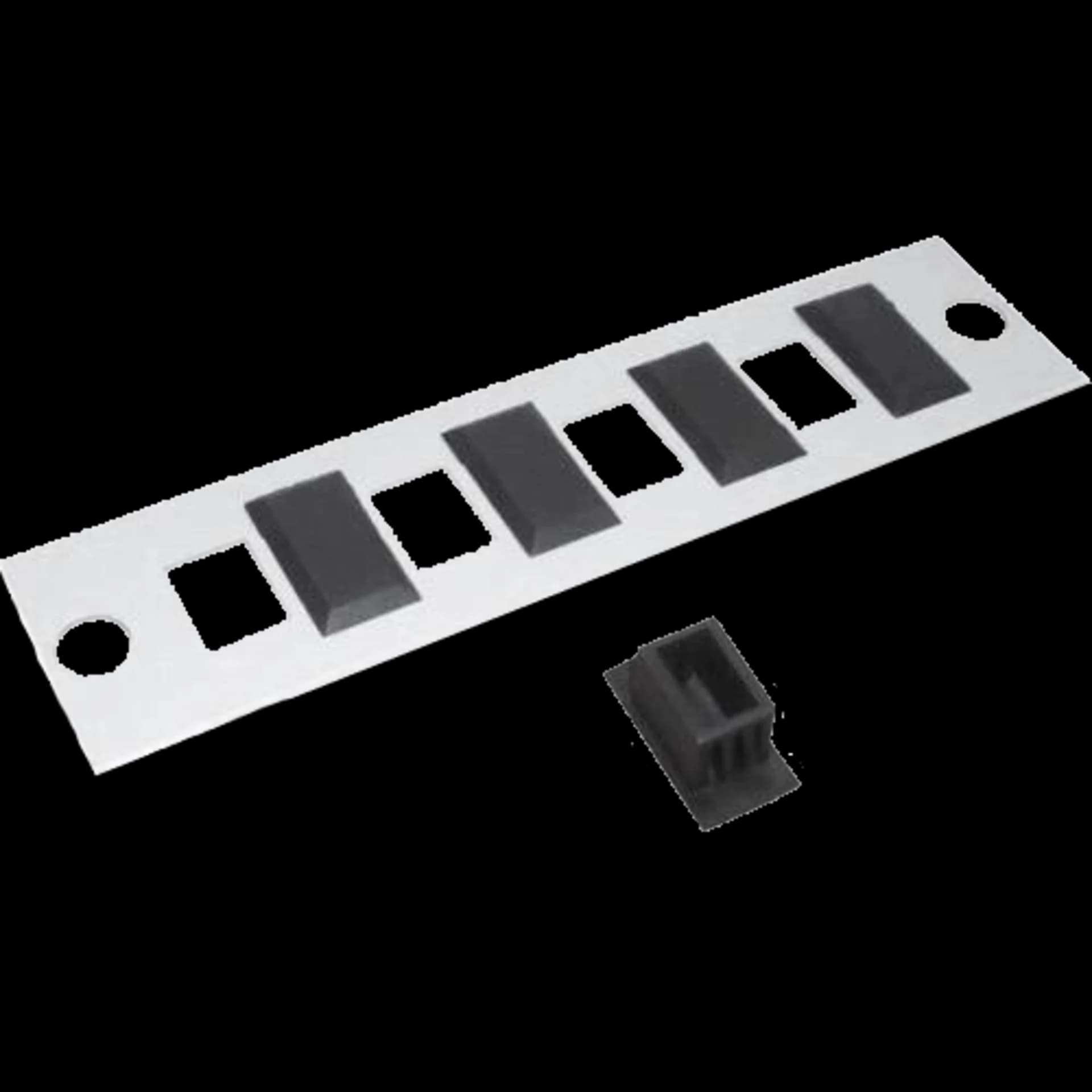 Пластиковые заглушки для квадратных отверстий в оптических кроссах SNR-PLUG-SC (100шт)