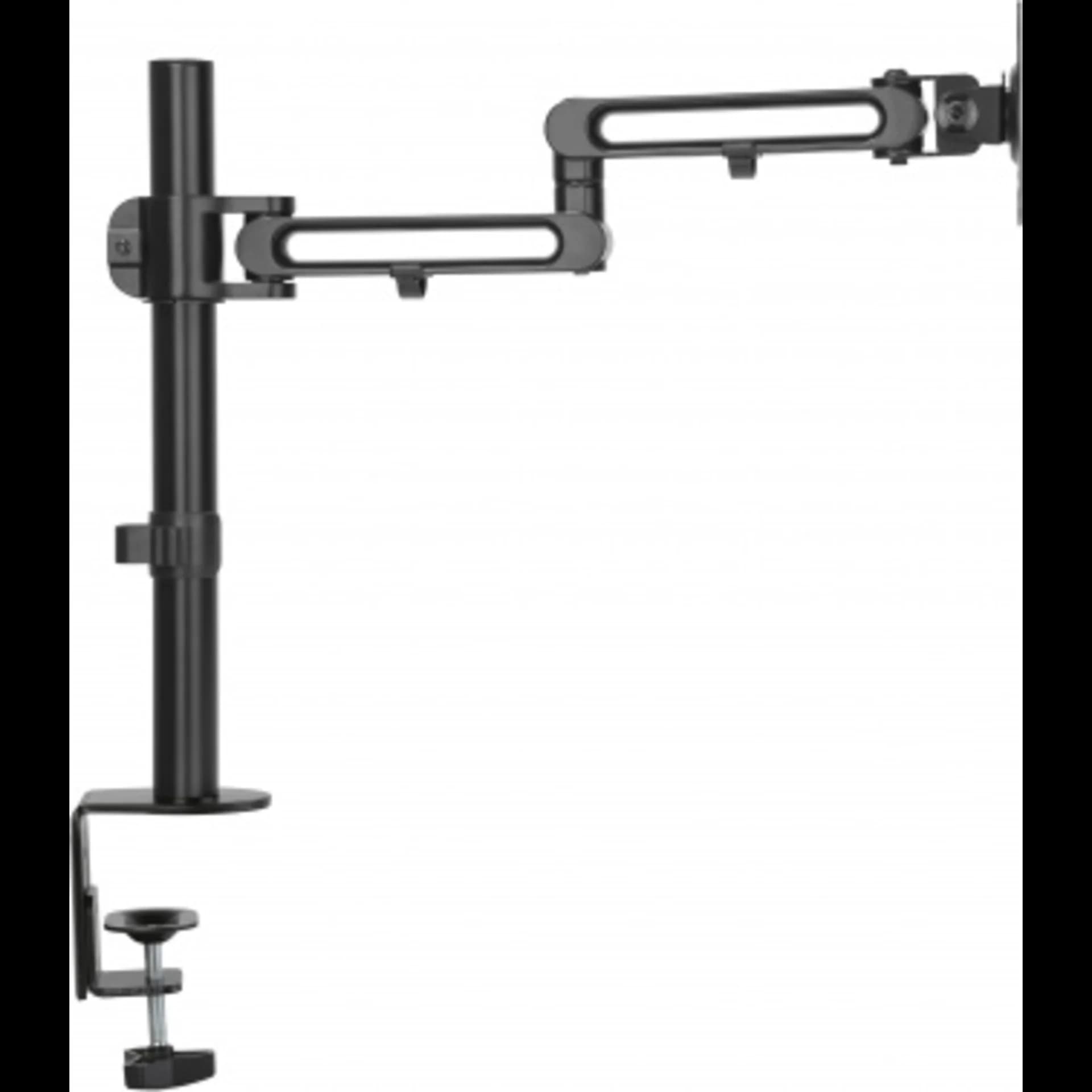 Кронштейн для мониторов Ultramounts UM736 черный 17"-32" макс. 8кг крепление к столешнице поворот и наклон