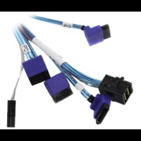 Кабель SuperMicro CBL-SAST-0811 HDmSAS-4SATA 70см, внутренний - фото 2