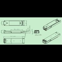 SNR SNR-XFP-W73-20 Модуль XFP WDM, дальность до 20км (12dB), 1270нм - фото 2