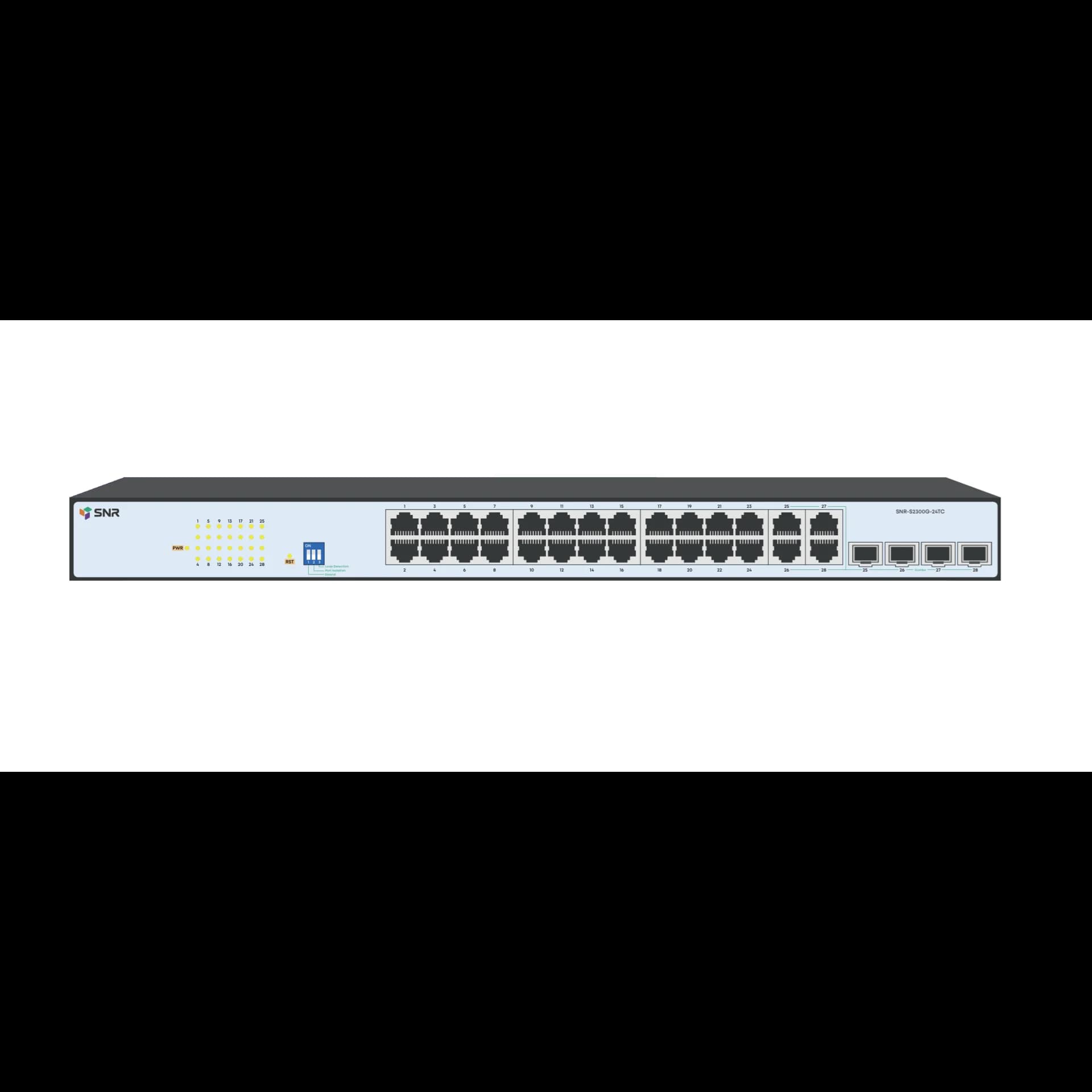 Управляемый Web Smart коммутатор уровня 2 SNR-S2300G-24TC