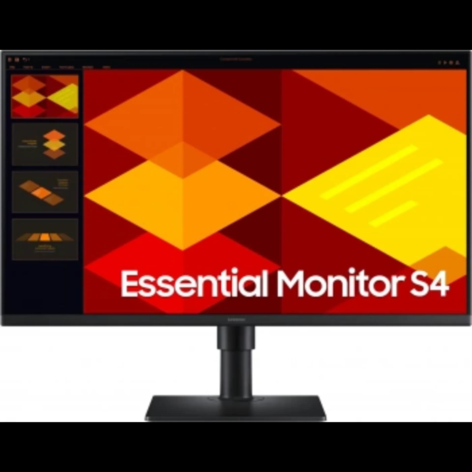 Монитор Samsung 27" Essential S4 S40GD S27D400GAI IPS LED 16:9 1920x1080x100Hz 5ms 250cd 1000:1 178/178 2*HDMI DP USB2.0 x2 HAS Tilt Pivot Swivel VESA Black