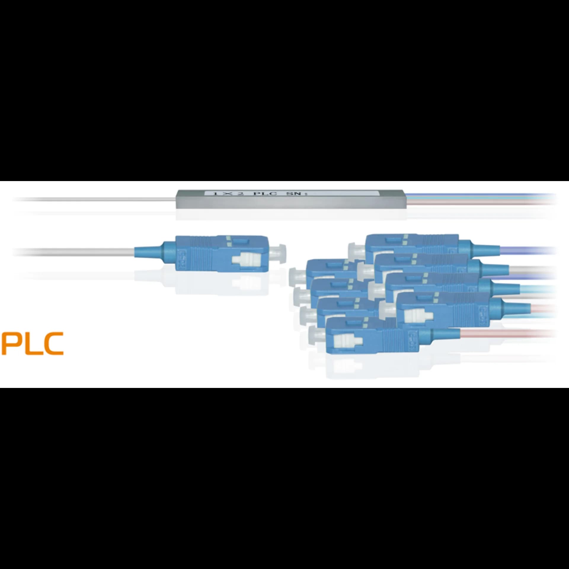 Делитель оптический планарный бескорпусный SNR-PLC-M-1x8-SC/UPC