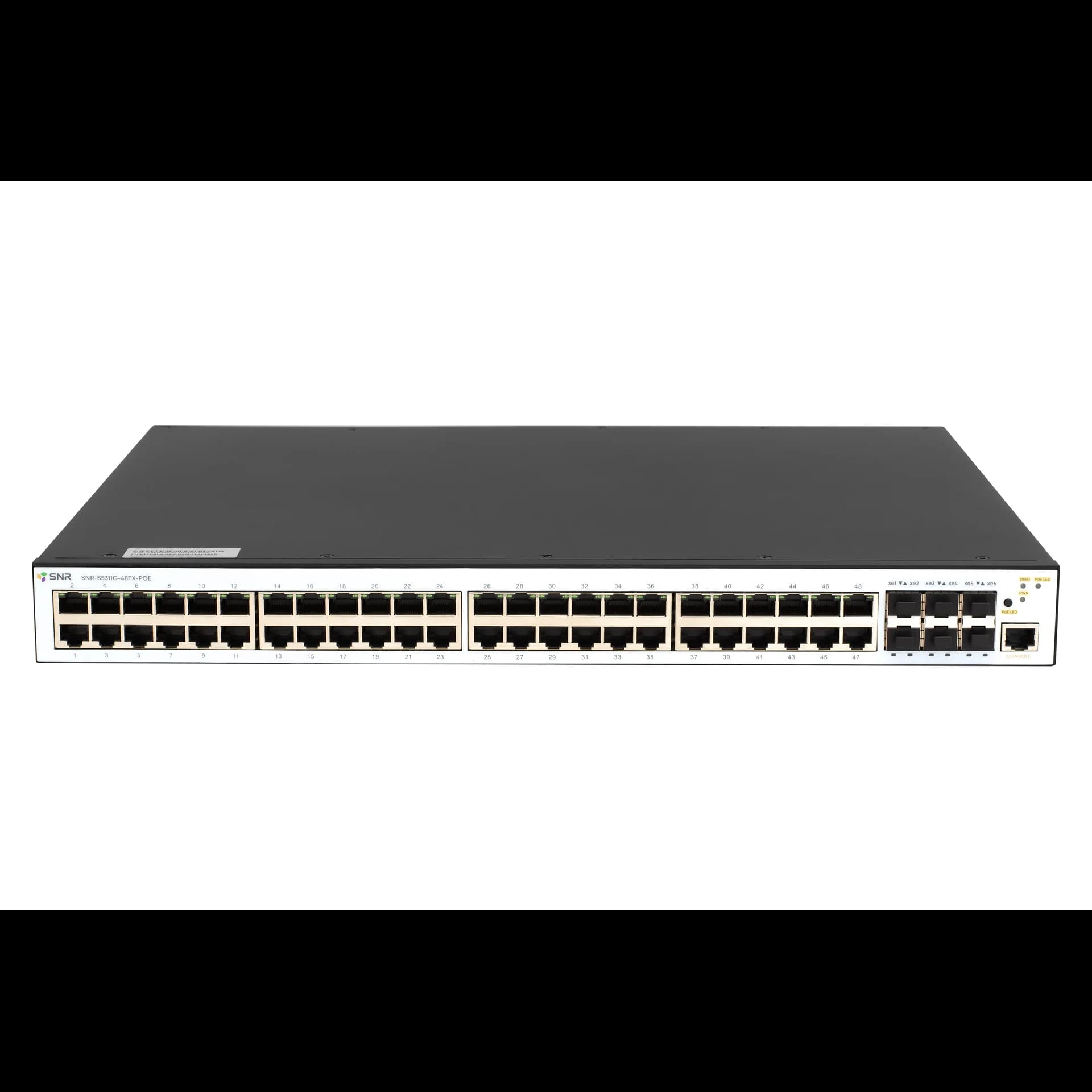 Управляемый PoE коммутатор уровня 2+ SNR-S5311G-48TX-POE