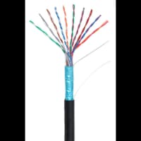 Кабель NETLAN F/UTP 10 пар, Кат.5 (Класс D), 100МГц, одножильный, BC (чистая медь), внешний, PE до -40C, черный, 305м - фото 2