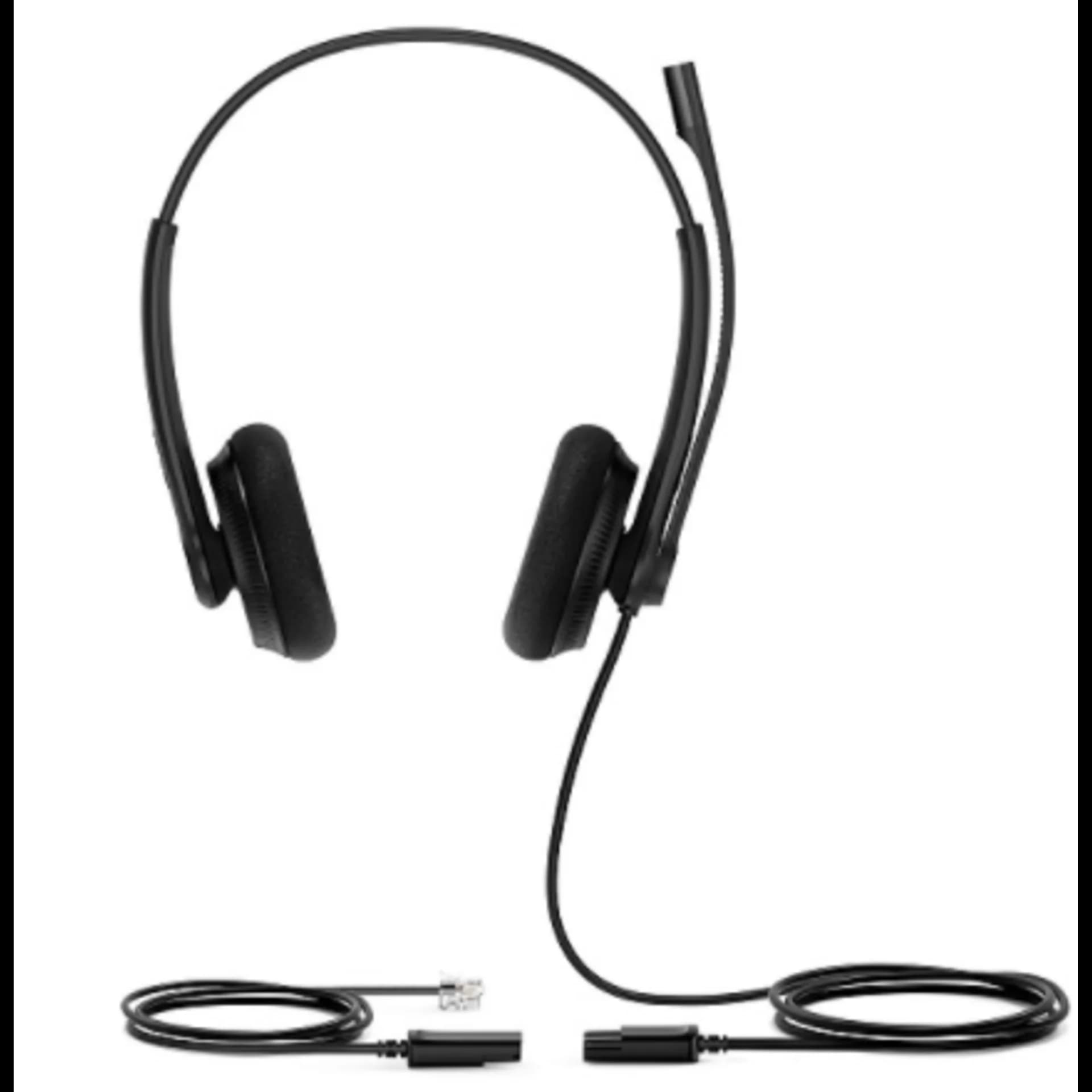 YHS34 Lite Dual Дуо, Проводная, HD звук, QD, RJ9