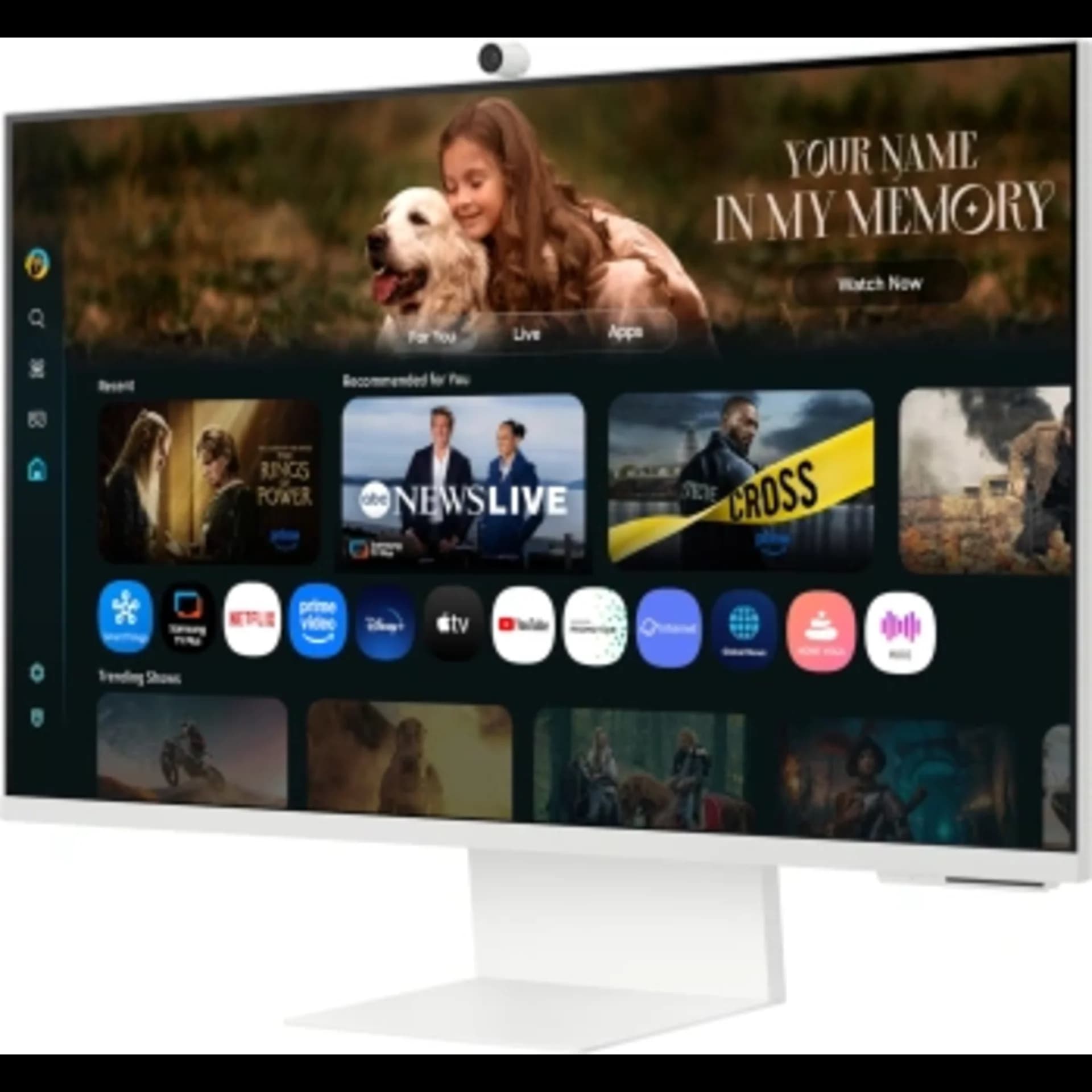 Монитор Samsung 32" S32FM803UIXCI белый VA LED 4ms 16:9 HDMI M/M матовая HAS Piv 3000:1 400cd 178гр/