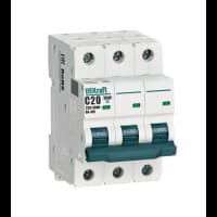 Выключатель автоматический модульный 3п C 20А 10кА ВА-105 DEKraft 13178DEK - фото 2