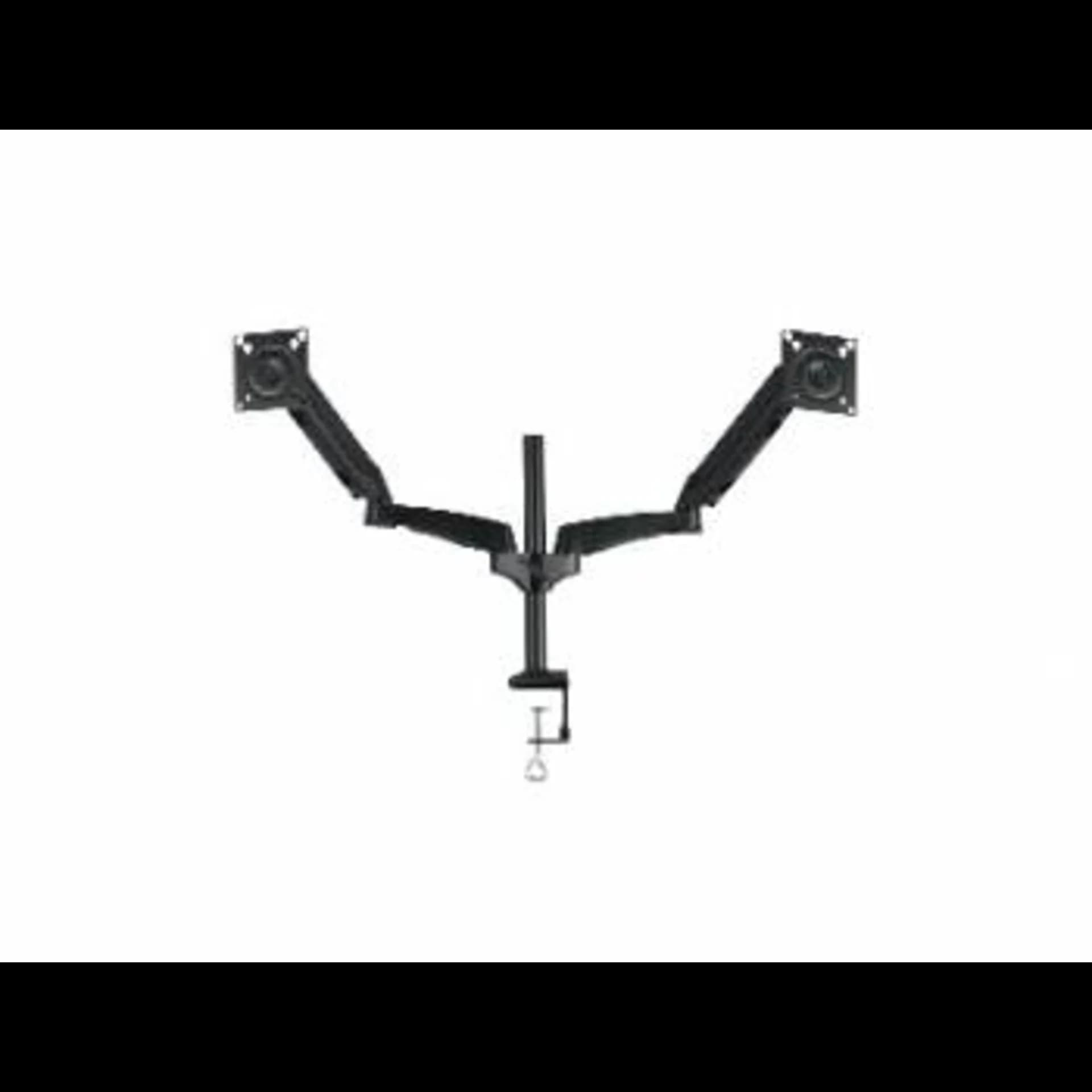 Кронштейн для мониторов ЖК Kromax OFFICE-12 черный 15"-32" макс.12кг настольный поворот и наклон