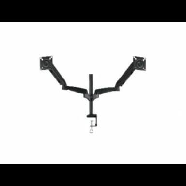 Кронштейн для мониторов ЖК Kromax OFFICE-12 черный 15"-32" макс.12кг настольный поворот и наклон