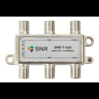 Ответвитель абонентский SNR-T-420, на 4 отвода, вносимое затухание IN-TAP 20dB. - фото 1