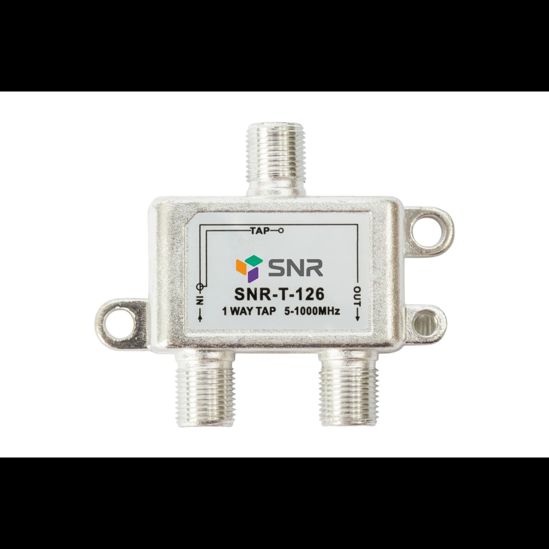 Ответвитель абонентский SNR-T-126 на 1 отвод вносимое затухание IN-TAP 26dB.