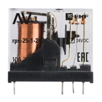 Реле промежуточное РП slim 25/1 10A 24В DC AVERES EKF rps-25-1-24DC - фото 2