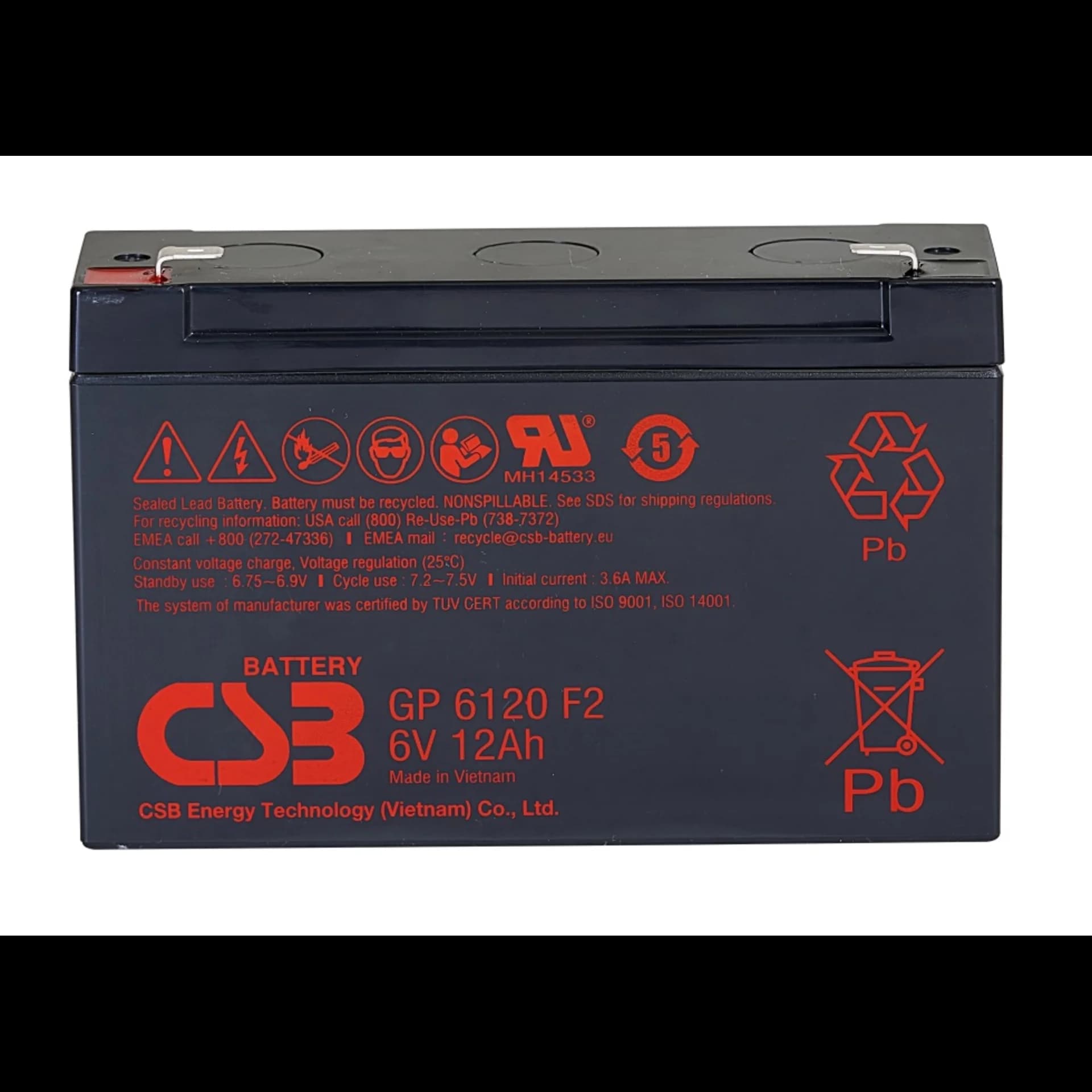 Аккумулятор CSB GP6120