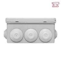 Коробка распаячная КМР-030-014 с крышкой 100х100х50 10 мембранных вводов IP55 EKF plc-kmr-030-014 - фото 2