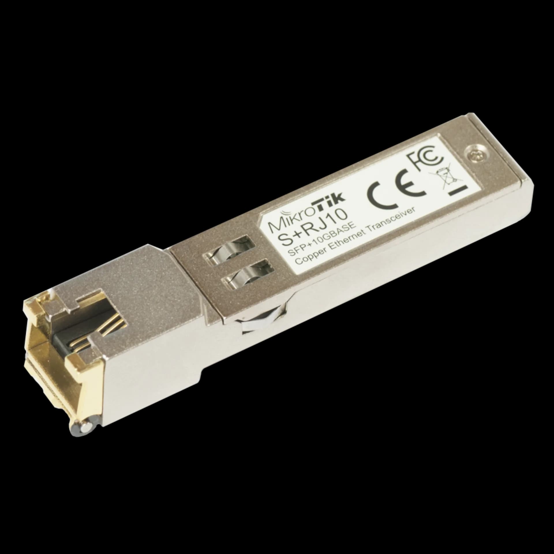 Модуль Mikrotik SFP+ с интерфейсом RJ45, до 10G