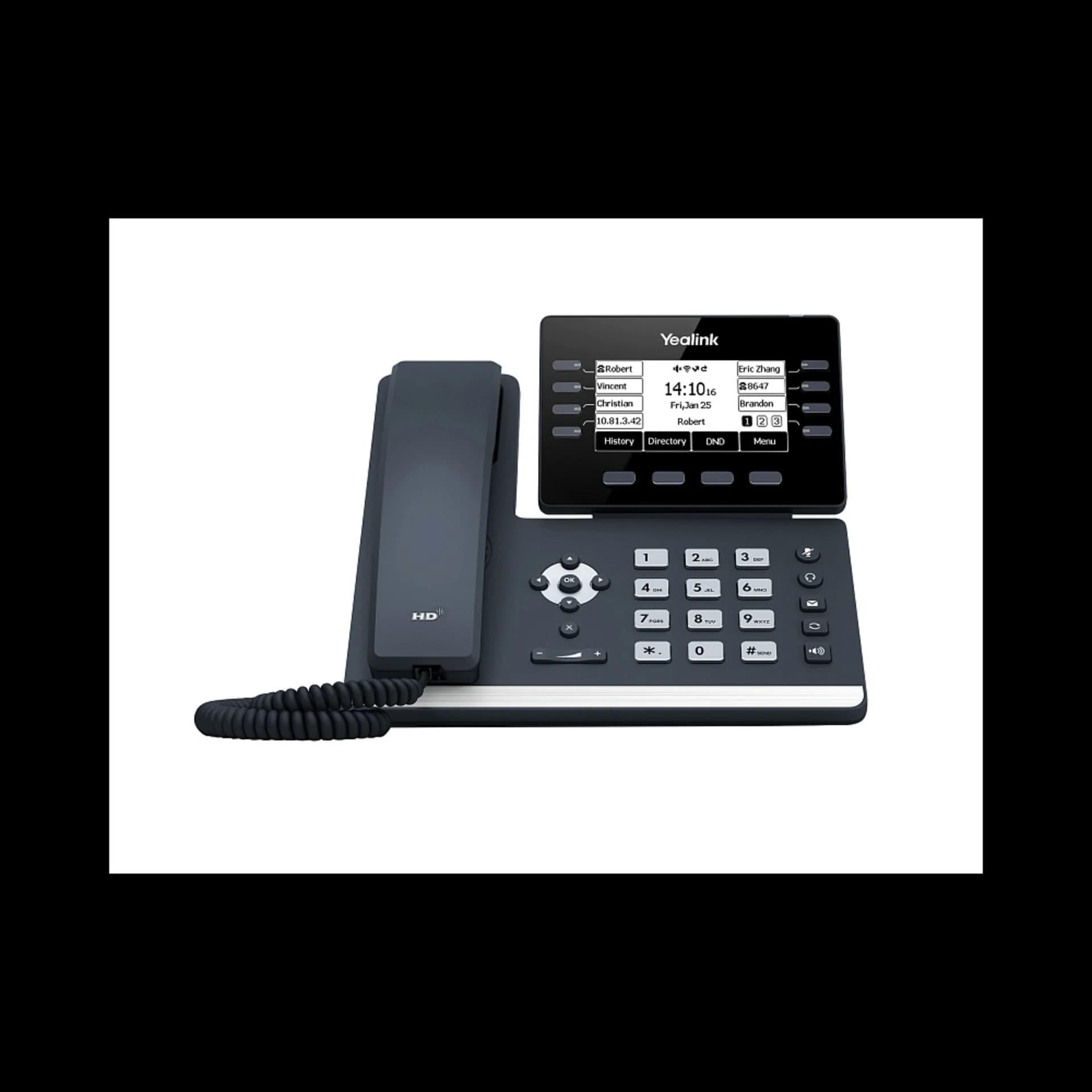 SIP-T53W, 12 аккаунтов, USB, Bluetooth, WiFi, GigE, без БП