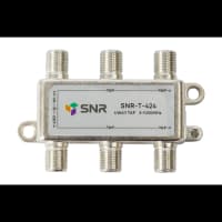 Ответвитель абонентский SNR-T-424, на 4 отвода, вносимое затухание IN-TAP 24dB. - фото 1